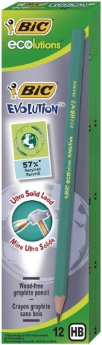 Ołówek Evolution Eco bez gumki (12szt) BIC, BIC