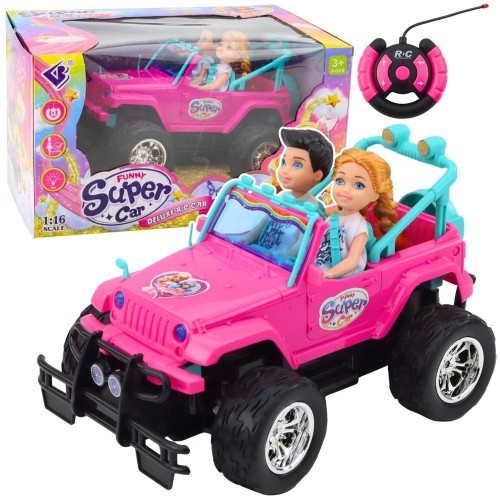 Terenówka R/C z lalkami 1:16, Leantoys