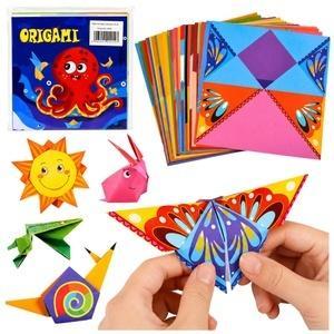 Zestaw do origami 100 arkuszy, Leantoys
