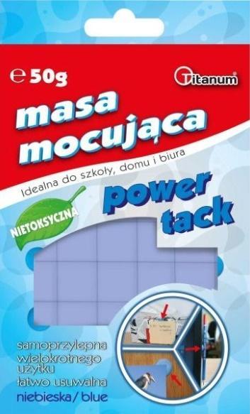 Masa mocująca 50g niebieska, Titanum