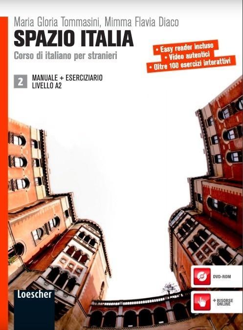 Spazio Italia 2 podręcznik + ćwiczenia + DVD