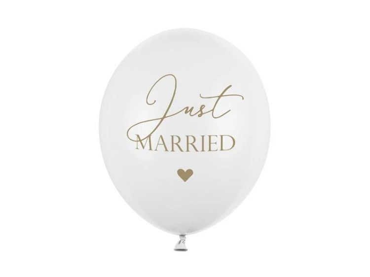 Balony Just Married 30cm