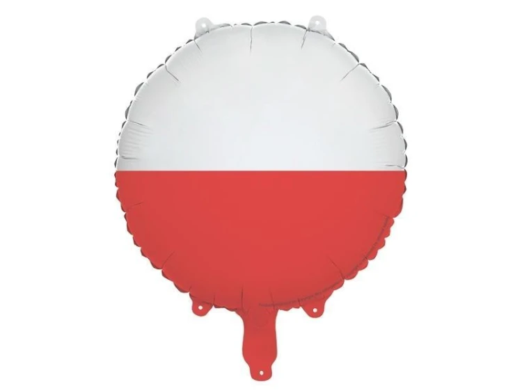Balon foliowy Flaga Polski 35cm