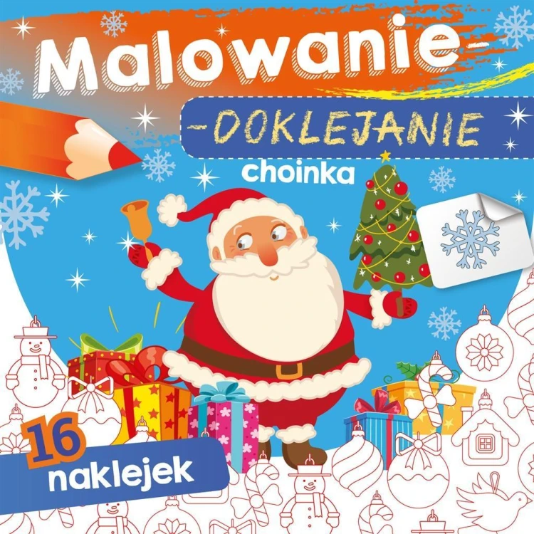 Malowanie-doklejanie. Choinka, Wydawnictwo Skrzat
