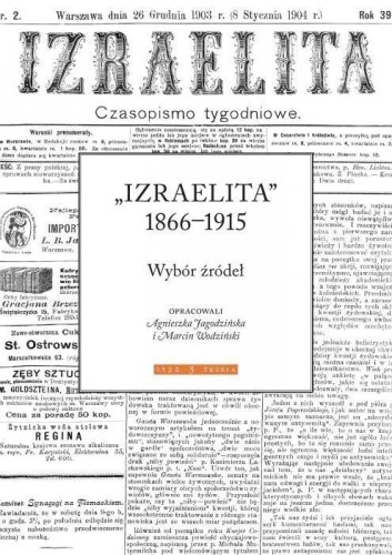Izraelita 1866-1915, praca zbiorowa