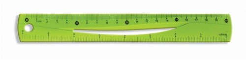 Linijka zielona 20cm BL020-ZB, Tetis