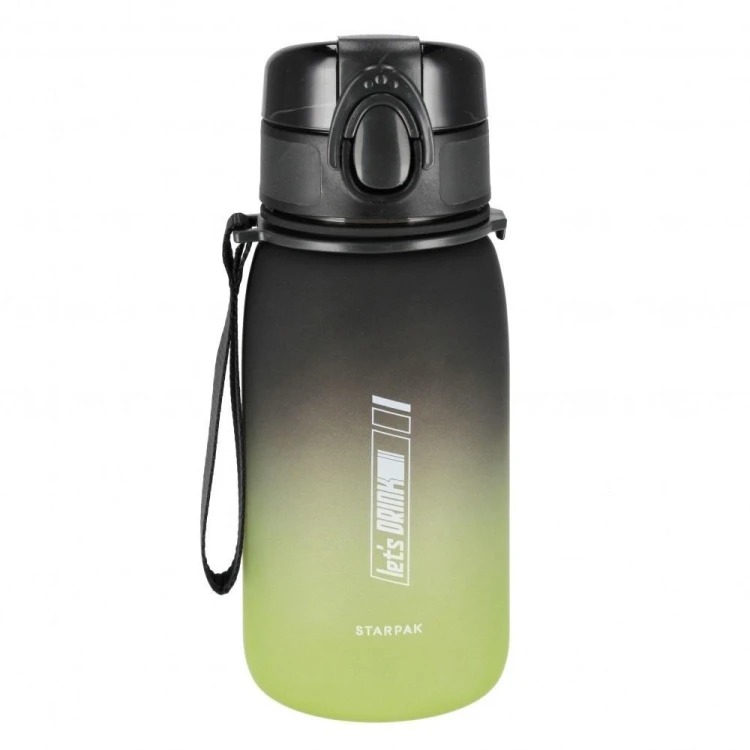 Bidon 400ml ombre green-black, STARPAK