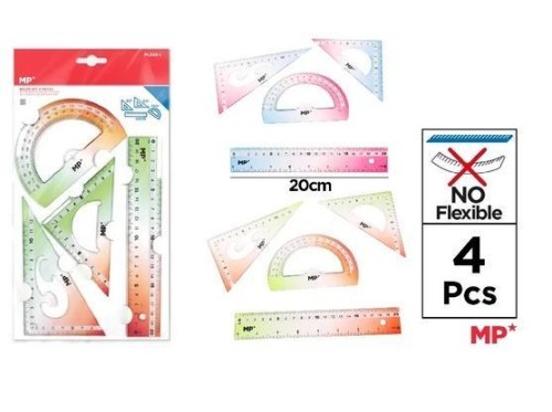 Zestaw geometryczny 4 elementy 20cm, MP Main Paper
