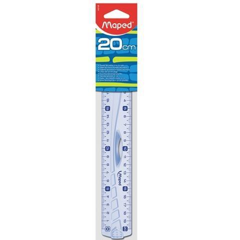 Linijka Geometric 20cm dwustronna bls MAPED, Maped