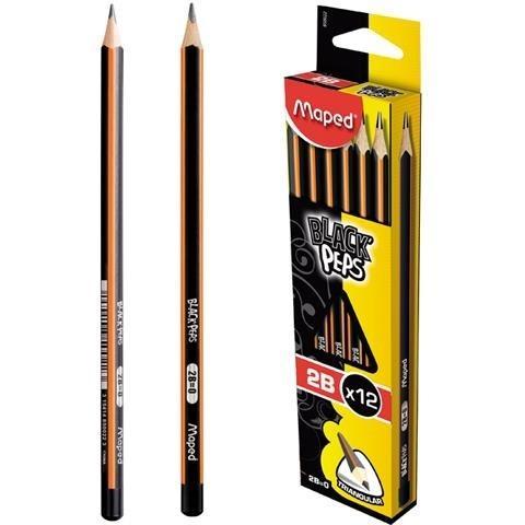 Ołówek Blackpeps 2B (12szt) MAPED, Maped