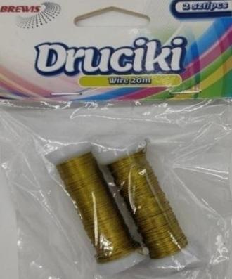 Drucik florystyczny złoty 20m, Brewis