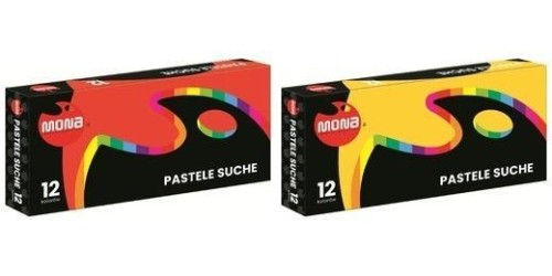 Pastele suche 12 kolorów MONA, Mona