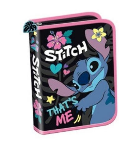 Piórnik dwuklapkowy bez wyposażenia Stitch