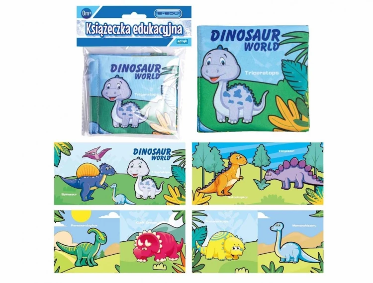 Książeczka malucha e-edu dinozaury, Artyk