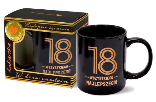 Kubek Premium Urodziny 18, Kukartka
