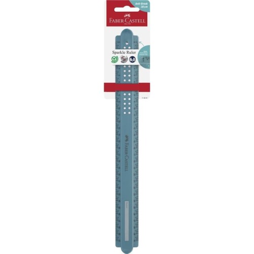 Linijka Sparkle ocean 30cm, Faber Castell