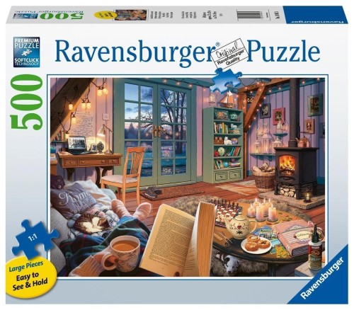 Puzzle 2D: Przytulne miejsce 500el, Ravensburger