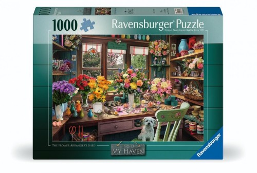 Puzzle 1000 Flower Arranger's Shed, Ravensburger