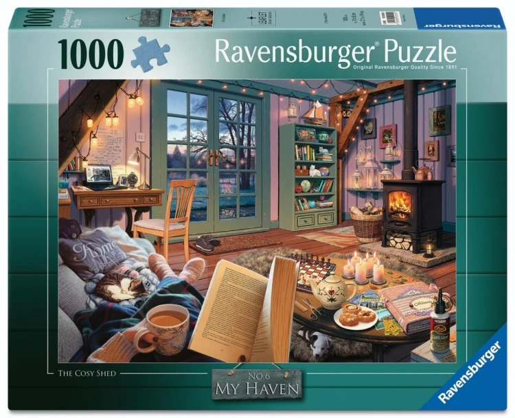 Puzzle 1000 The Cosy Shed, Ravensburger