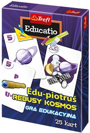 Karty Edu Piotruś - Rebusy kosmos TREFL, Muduko