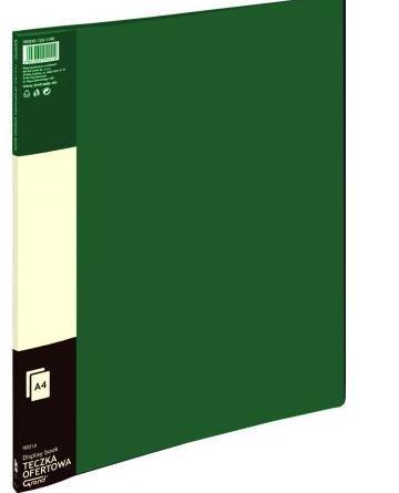 Teczka ofertowa 40 koszulek zielona GRAND, Grand