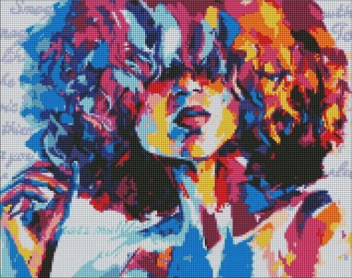 Diamentowa mozaika - Jasny obraz 40x50cm, Ideyka