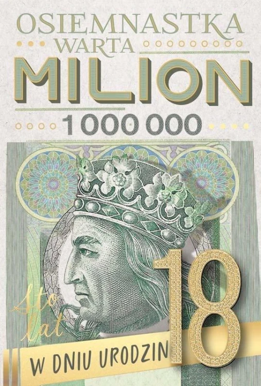 Karnet Urodziny 18