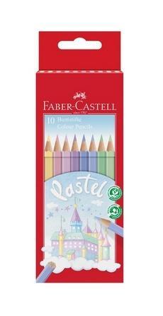 Kredki Zamek pastelowe 10kol FABER CASTELL