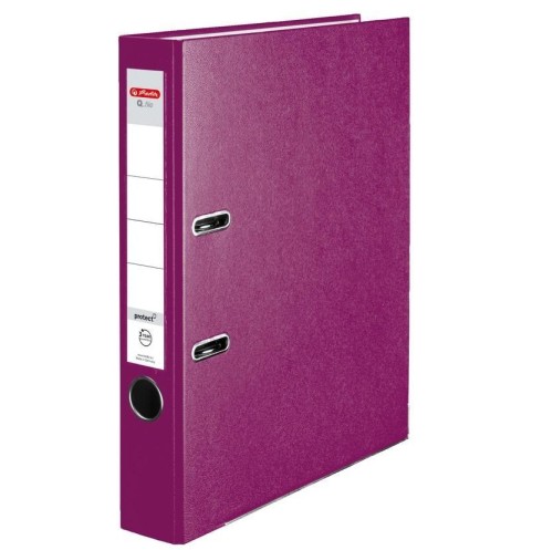 Segregator A4 5cm PP jagodowy Q file, HERLITZ