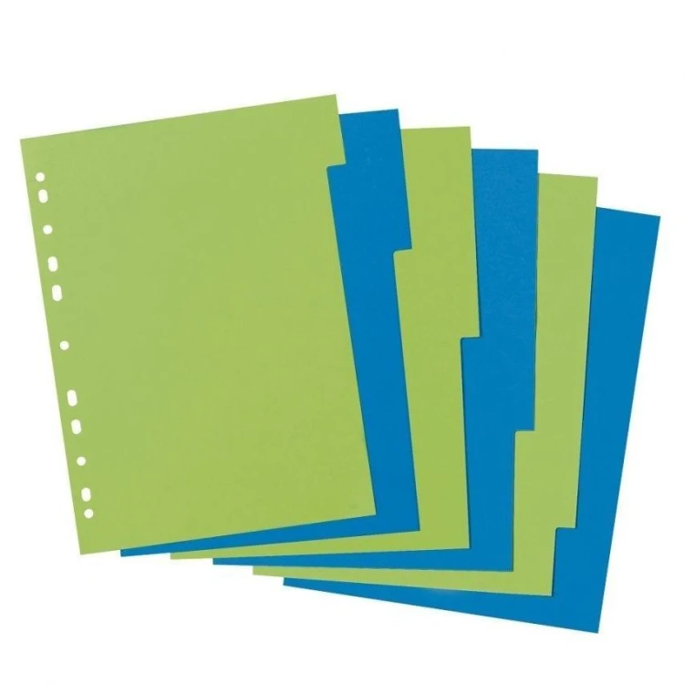 Przekładki A4 kartonowe 6-cz Greenline, HERLITZ
