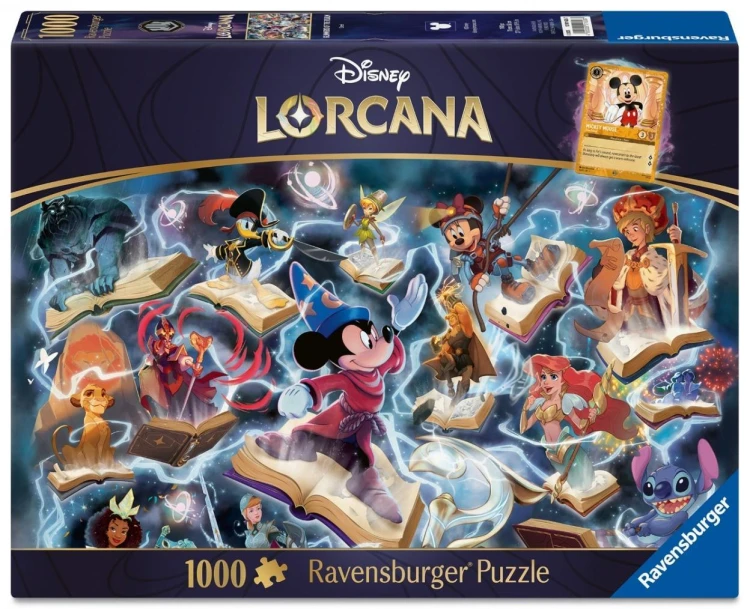 Puzzle 2D: Lorcana Steel 1000el, Ravensburger