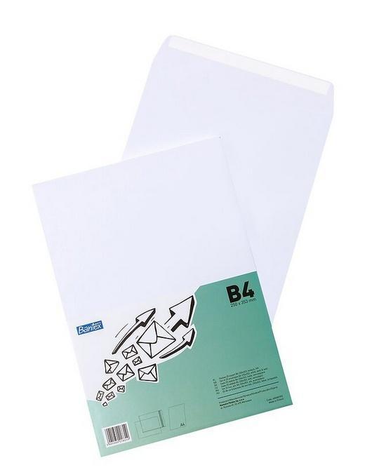 Koperta biała B4 35,3x25cm 50szt BANTEX, Bantex