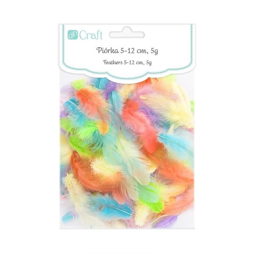 Piórka pastel 5-12cm 5g, Dalprint