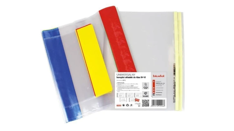 Okładki uniwersalne do klas 4-6, Biurfol