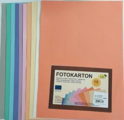 Karton 130g/m2 25x35cm 10 ark, Galeria Hobby