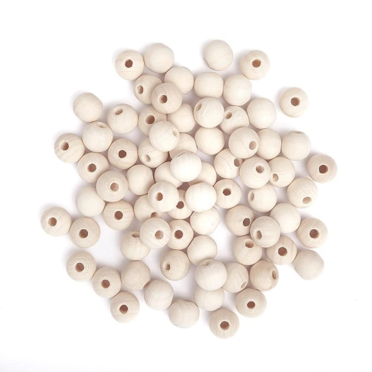 Koraliki drewniane kulki 12mm, Dalprint