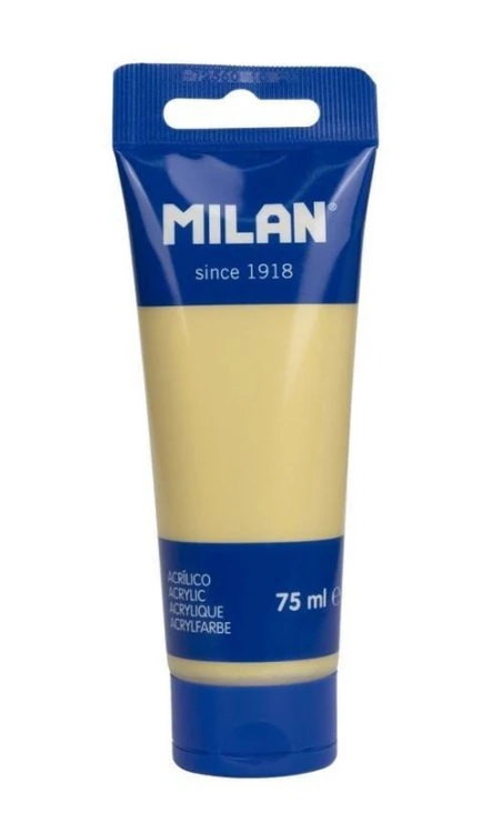 Farba akrylowa w tubce 75ml złota MILAN, MILAN