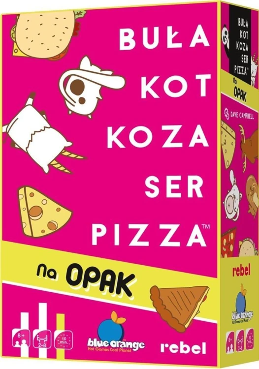 Buła, Kot, Koza, Ser, Pizza - Na opak REBEL, Rebel
