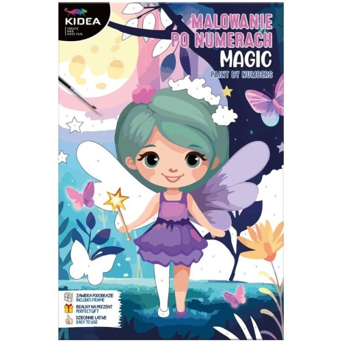 Malowanie po numerach Magic KIDEA, DERFORM