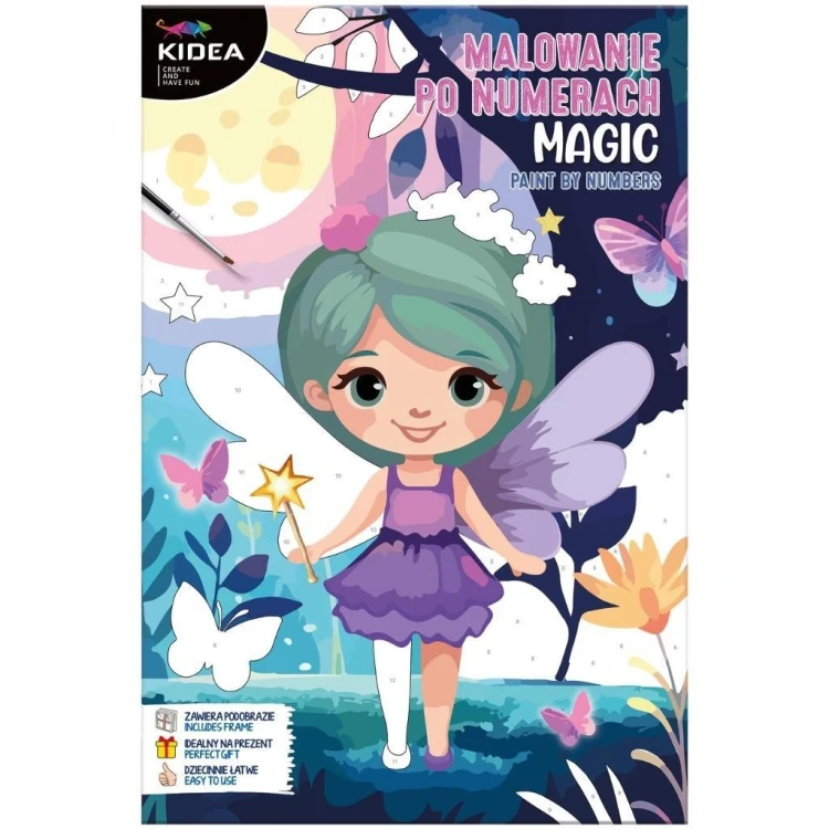 Malowanie po numerach Magic KIDEA, DERFORM