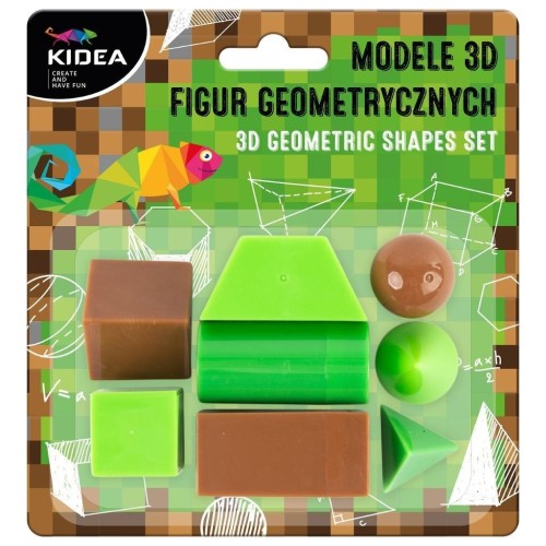 Modele 3D figur geometrycznych B KIDEA, DERFORM