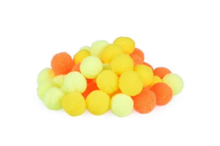 Kolorowe pomponiki 2cm 45szt, Arpex