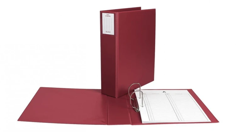 Segregator do akt osobowych 2R 4cm bordo, Biurfol
