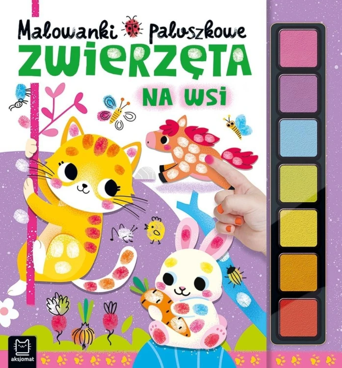 Malowanki paluszkowe. Zwierzęta na wsi