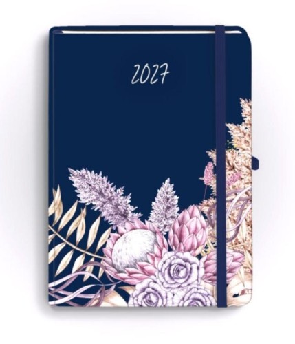 Kalendarz 2027 Botanical B5 dzienny luna