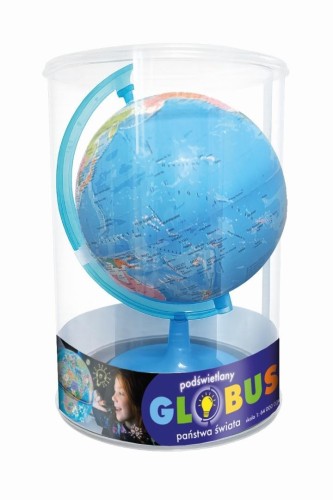 Globus polityczny podświetlany 22cm, Demart