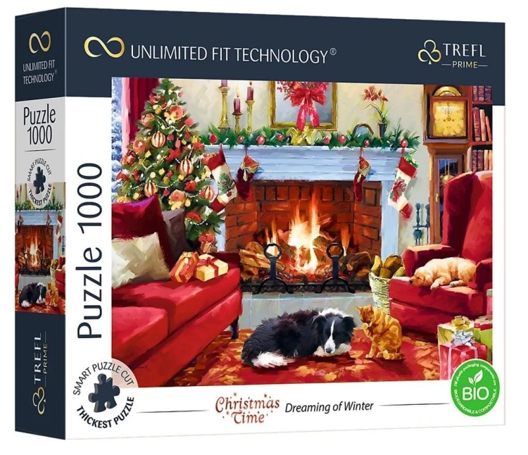 Puzzle 1000 UFT Dreaming of Winter TREFL, Trefl