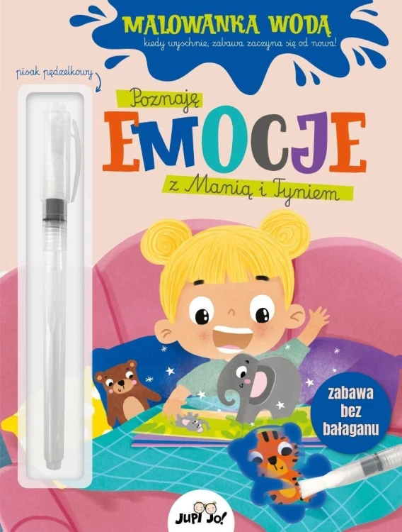 Poznaję emocje z Manią i Tyniem. Malowanka wodą