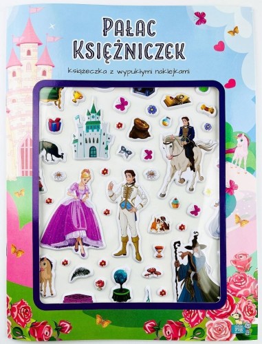 Książeczka z wypukłymi naklejkami. Pałac...