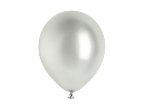 Balony Glossy srebrny 30cm 50szt
